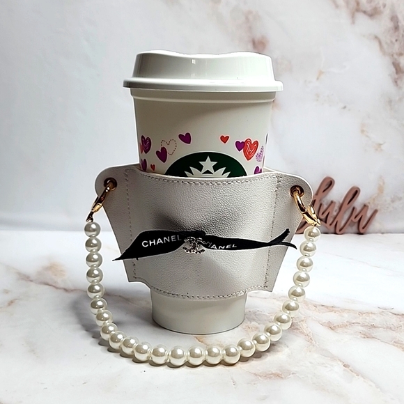 Coffee Sleeve authentic Chanel logo - Picture 1 of 6
